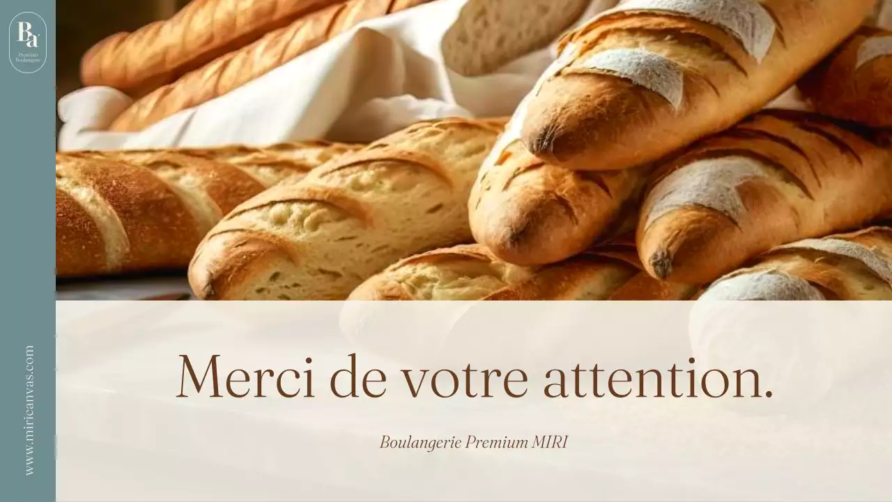 Une petite entreprise de boulangerie minimaliste de couleur bleu clair et marron.
