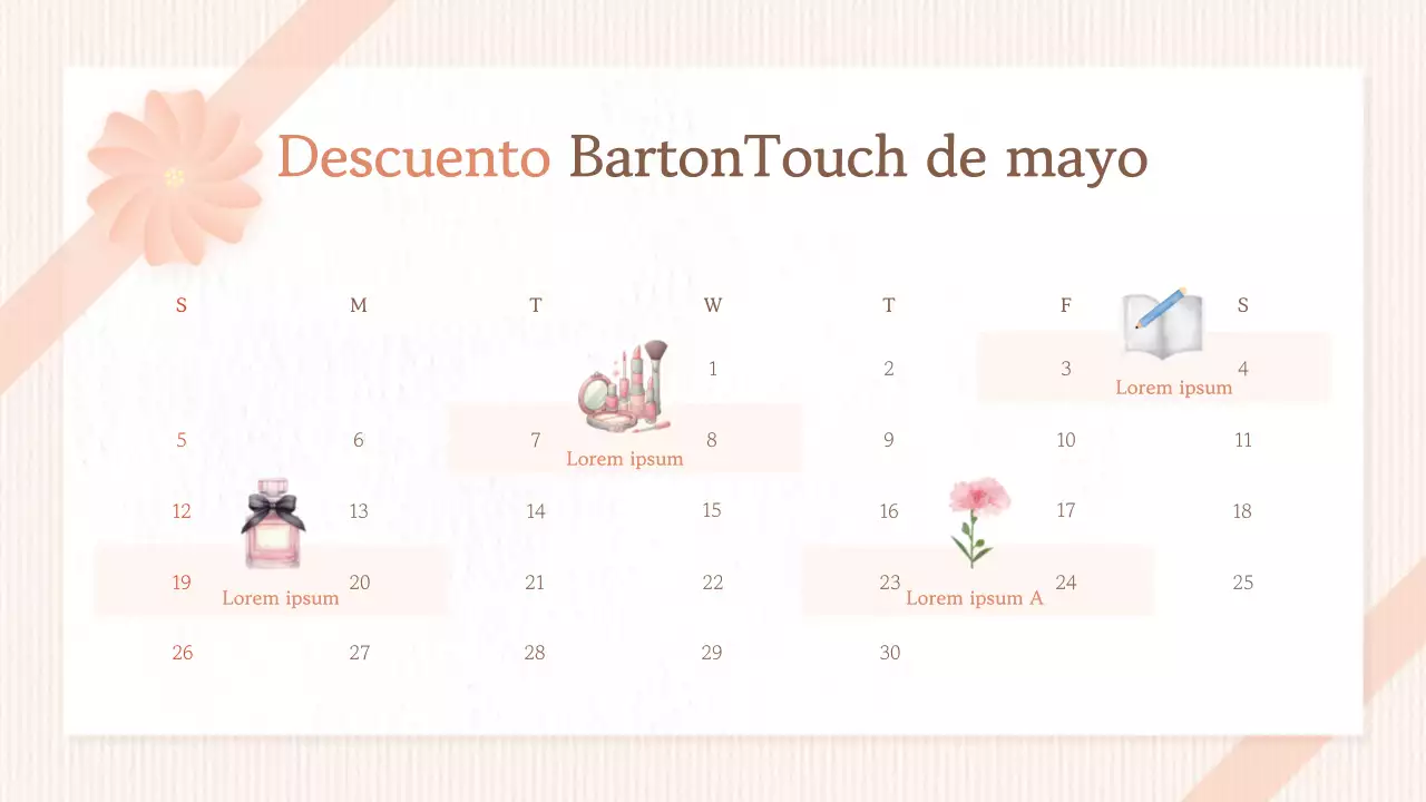 Promueva un moderno expositor naranja del Mes de la Historia Familiar