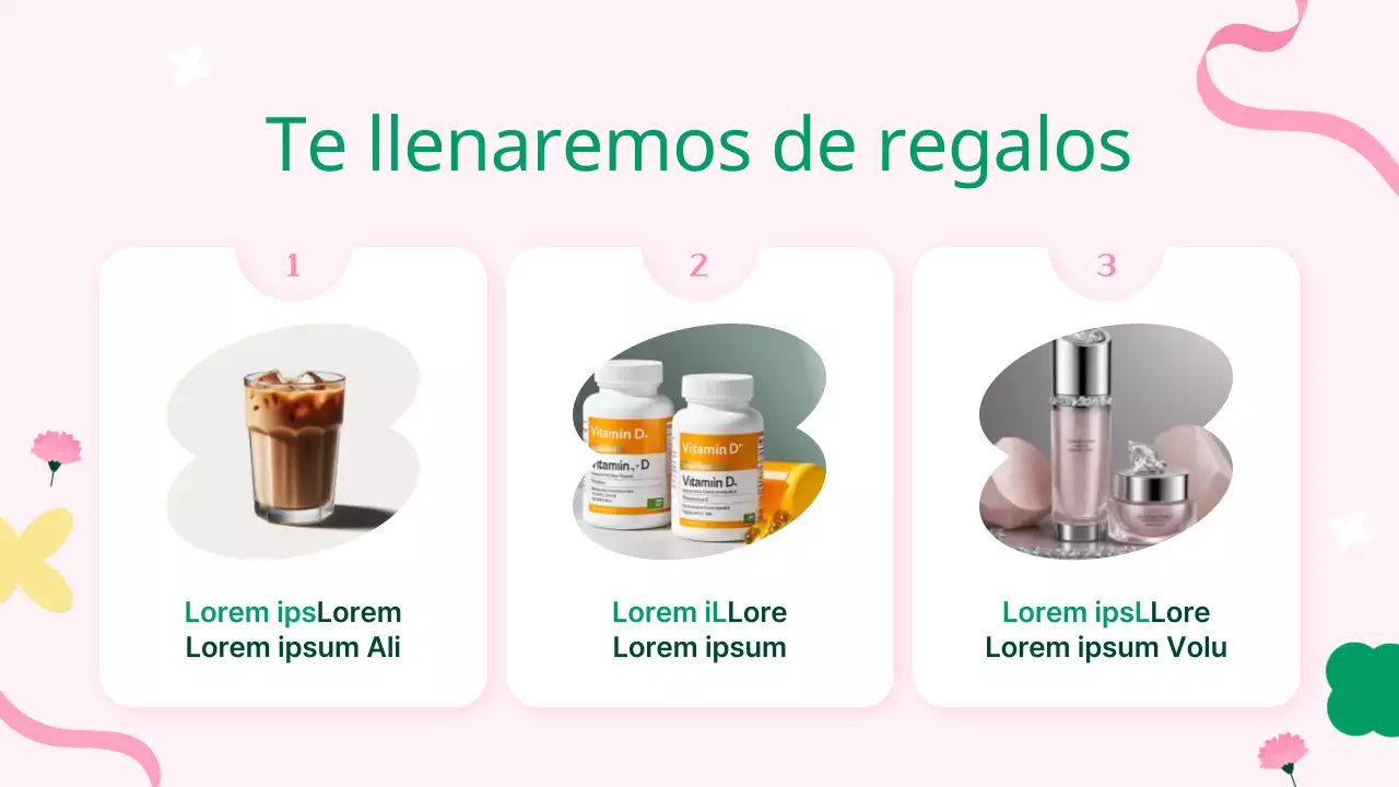 Planificador de promoción de regalos del mes del hogar rosa