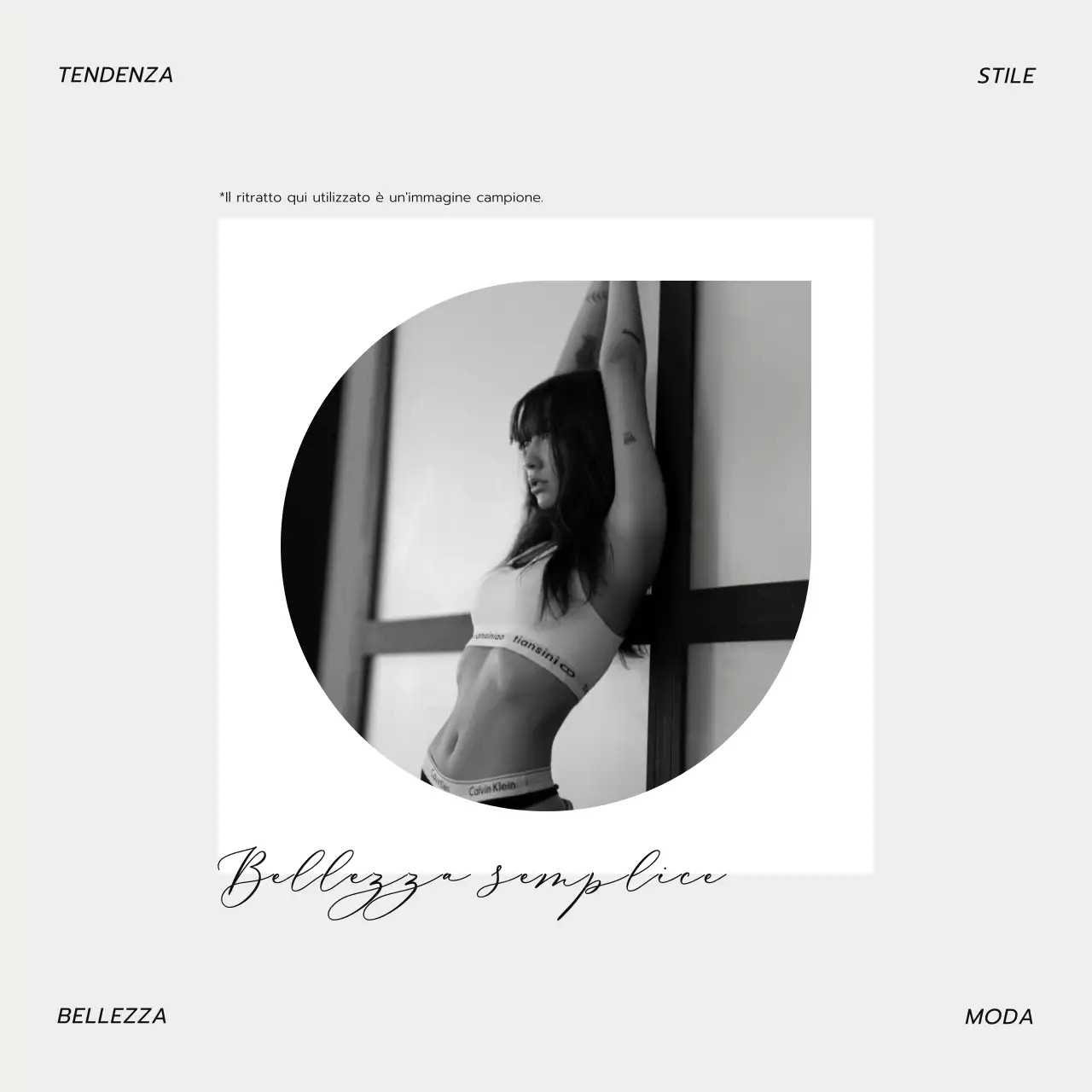 Tendenza beige e nero Collage di foto Estetica Stile di vita Promozione del blog