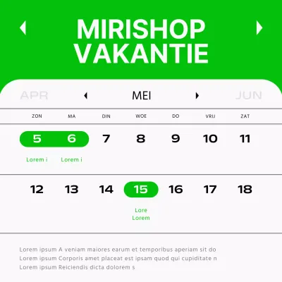 Een trendy vakantiegids in groen en zwart