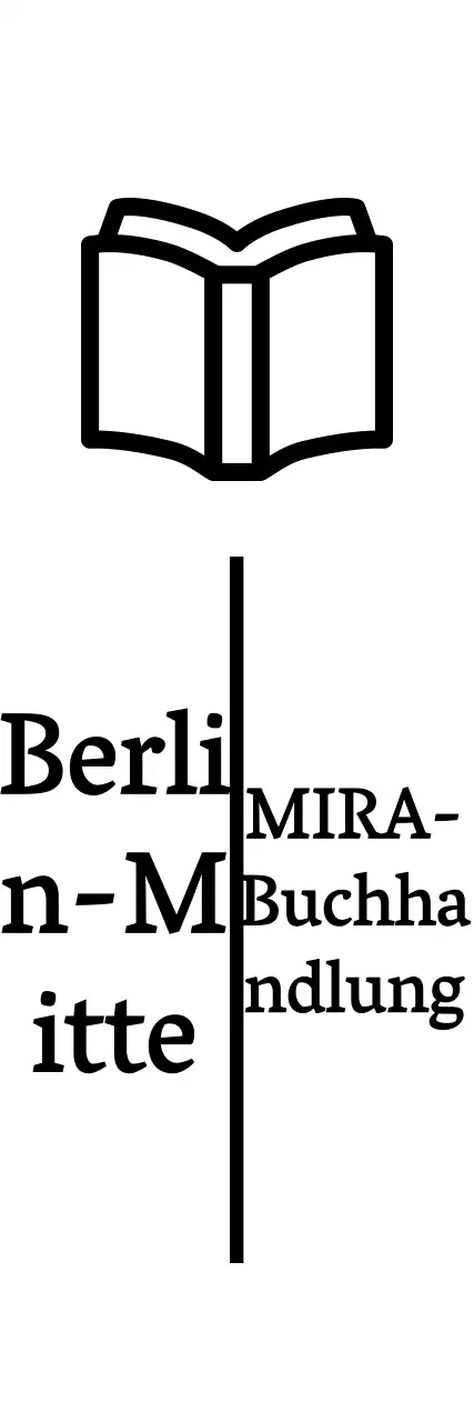 Gestaltet mit einem Bildsymbol oben und zwei vertikalen Textzeilen