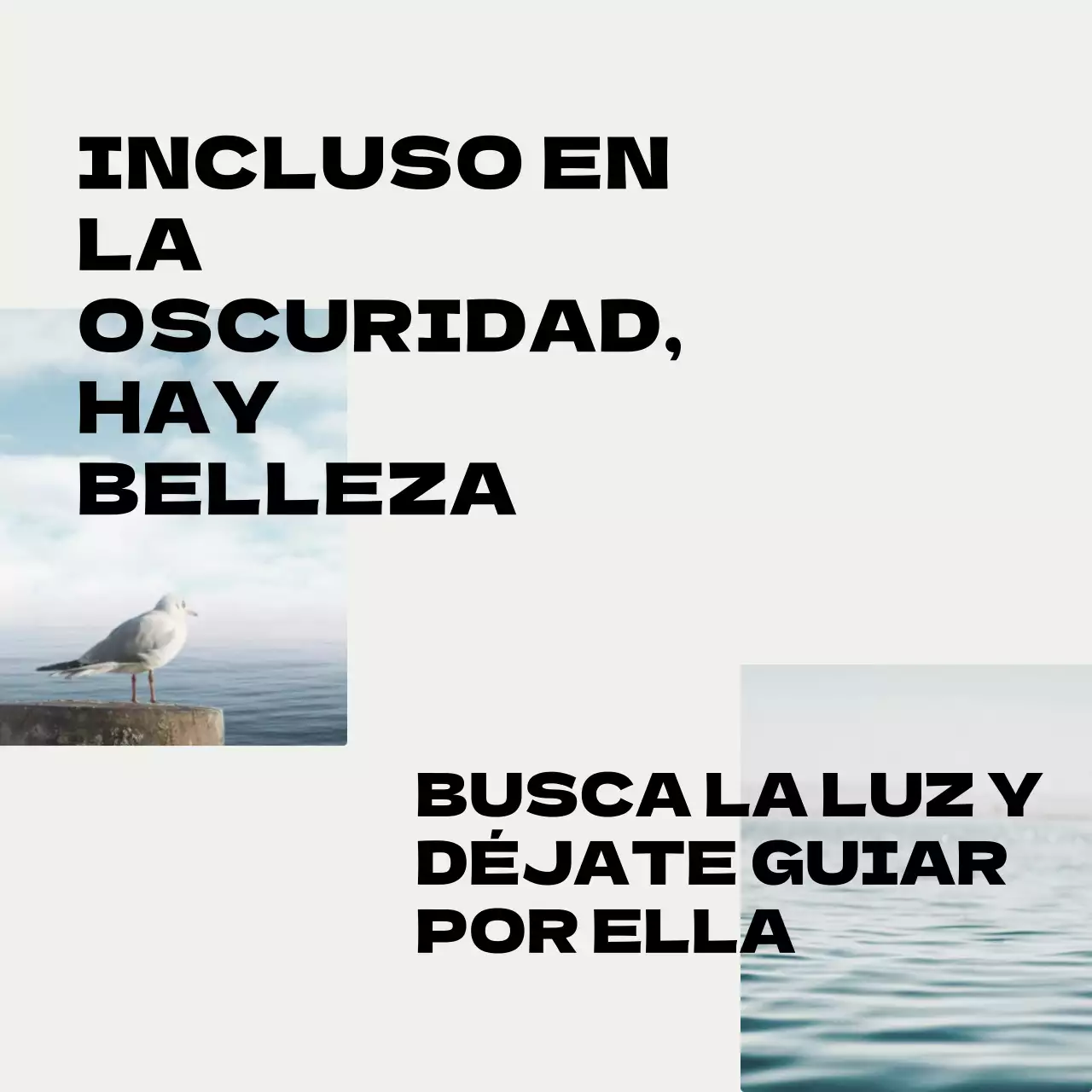 Promoción de citas sociales modernas en gris y negro