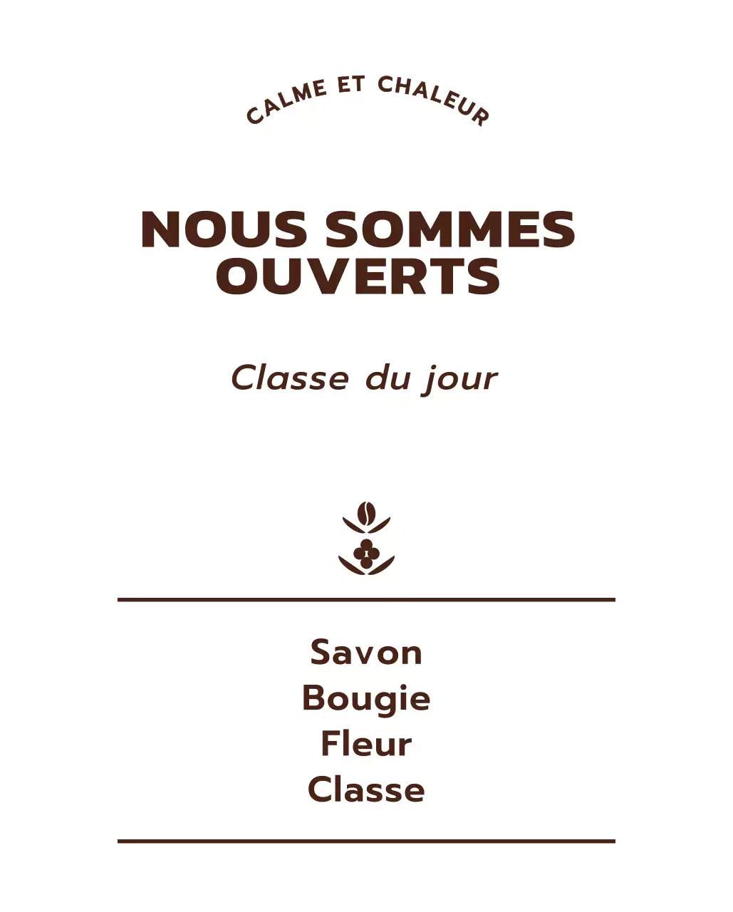 Atelier d'un jour Cours de savon Bougie Cours de fleurs