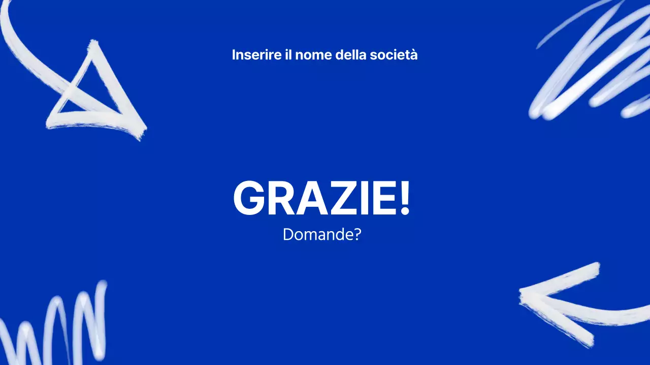 Introduzione dell'azienda Blue Modern Marker