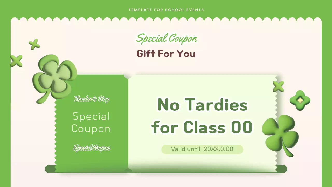 Red Simple Teacher's Thank You Presentation