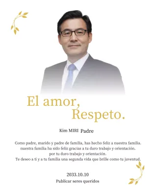 Una nota de agradecimiento estática y elegante para el Día de la Madre con pétalos dorados y una foto