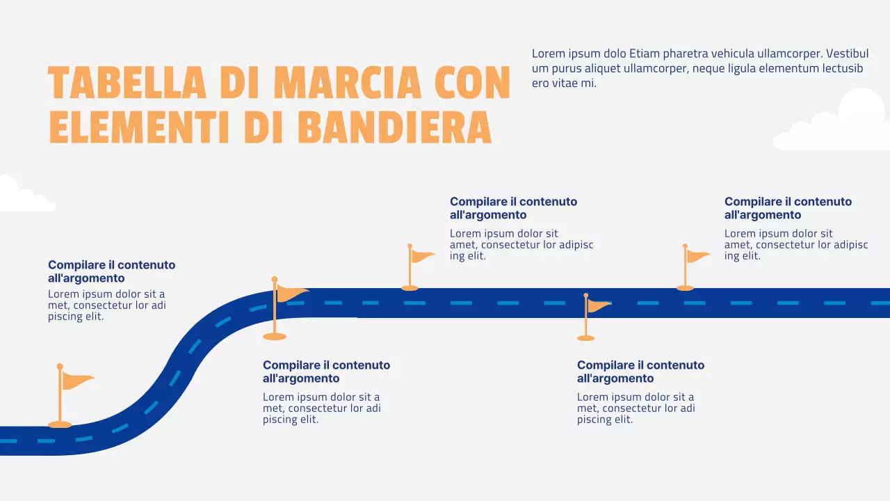 Proposta casual semplice e audace in bianco e blu