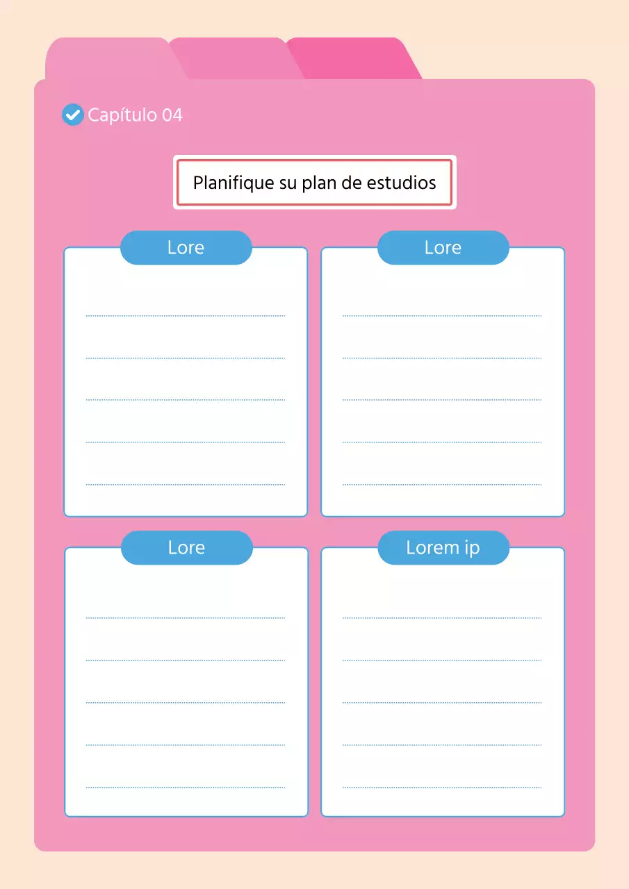 Una sencilla agenda rosa