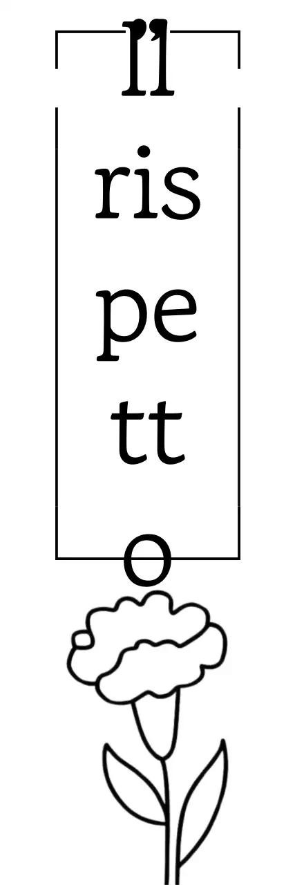 Sentimento del Mese della Casa con illustrazione di garofano
