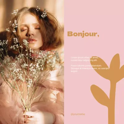 Publicité naturelle beige