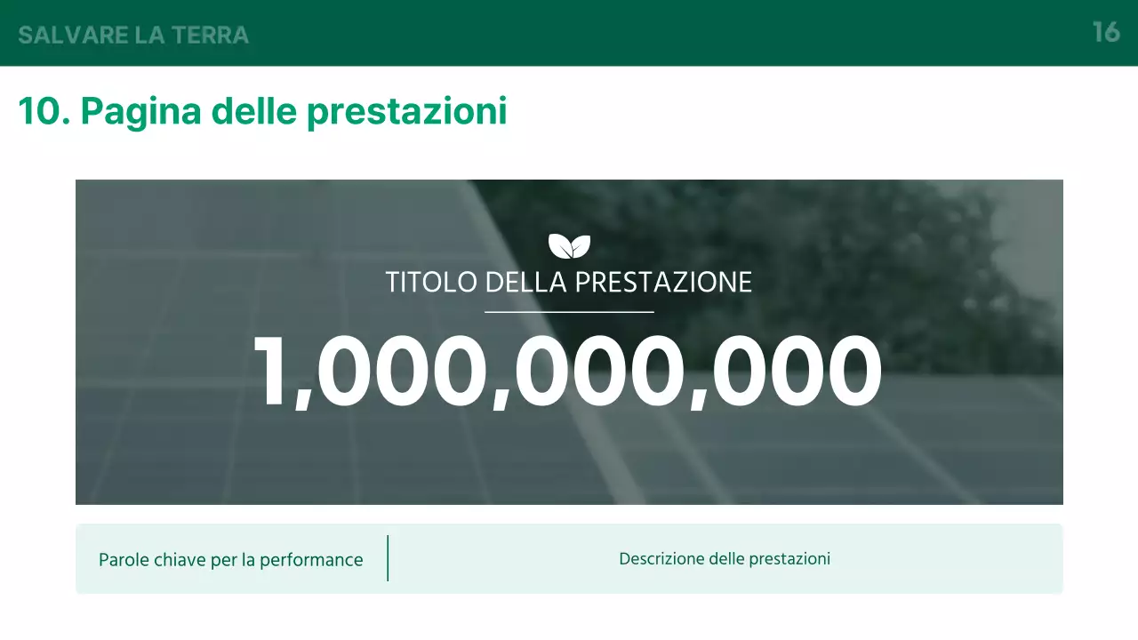 Un'introduzione di base verde e bianca al business dell'energia verde