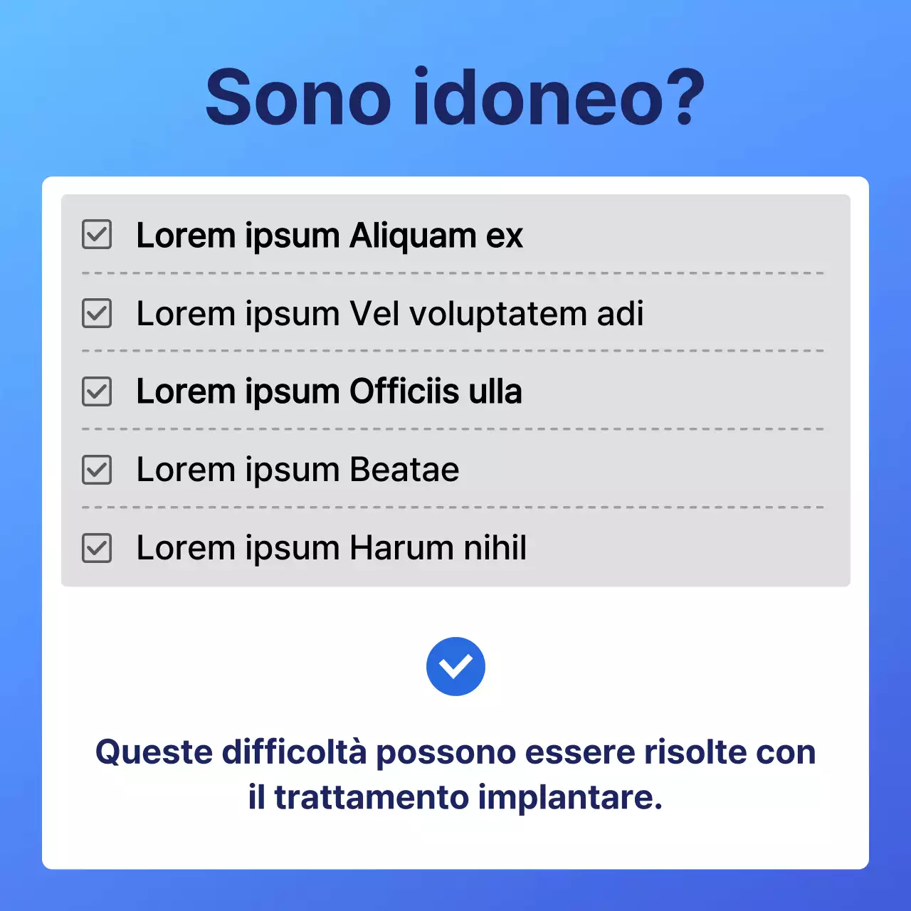 Promozioni di Blue's Simple Implant Dentistry