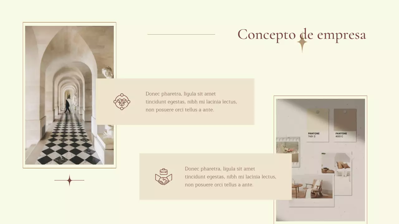 Presentación de la empresa Beige Natural Business