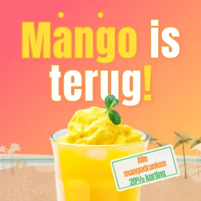 Natuurlijk seizoensmenu in oranje