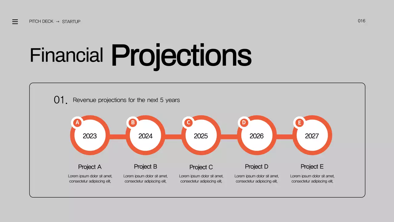 Orange Modern Pitch Deck Presentation