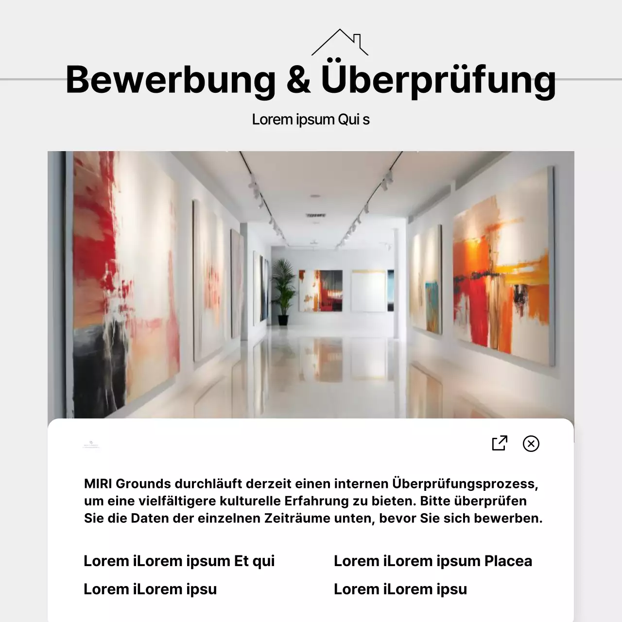 Moderne vorgemahlene Mietanzeige in Orange