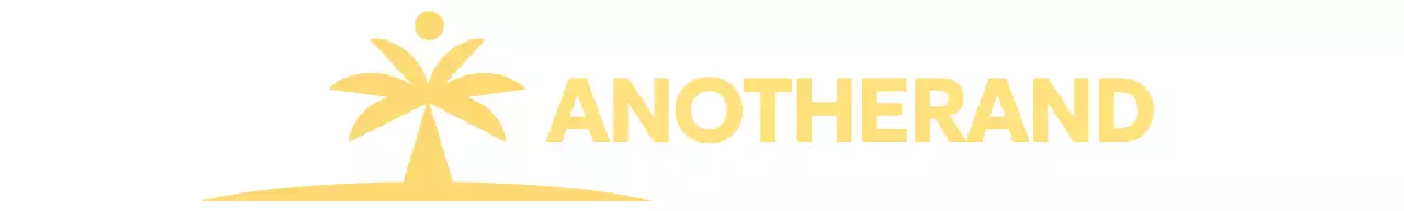 ヤシの木がある島が印象的な文房具のデザイン