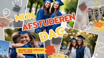 Gele traditionele afstudeerdag vlog