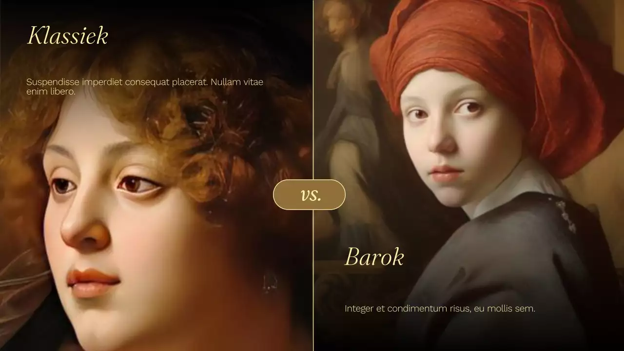 Zwart Renaissance Schilderijverslag