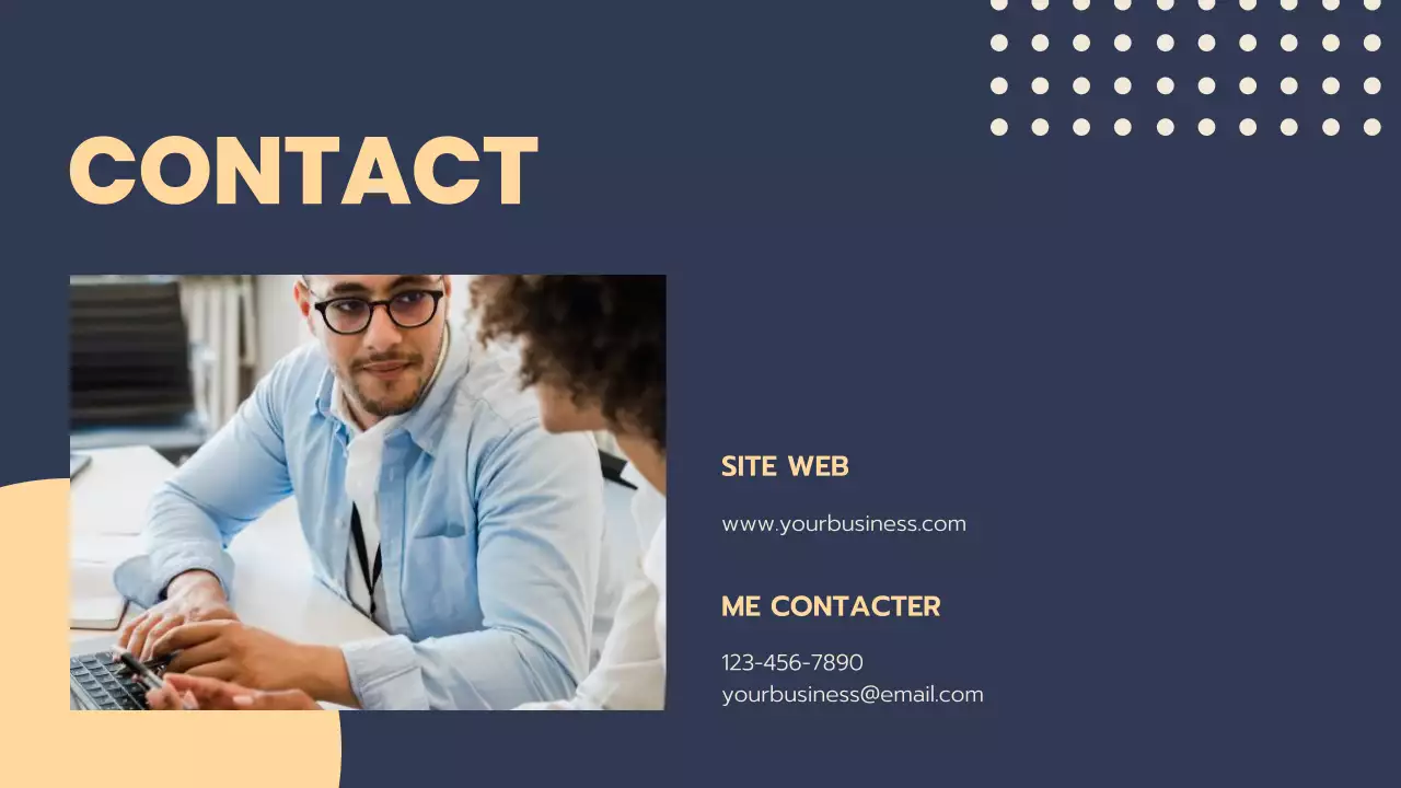 Proposition immobilière moderne bleue et beige