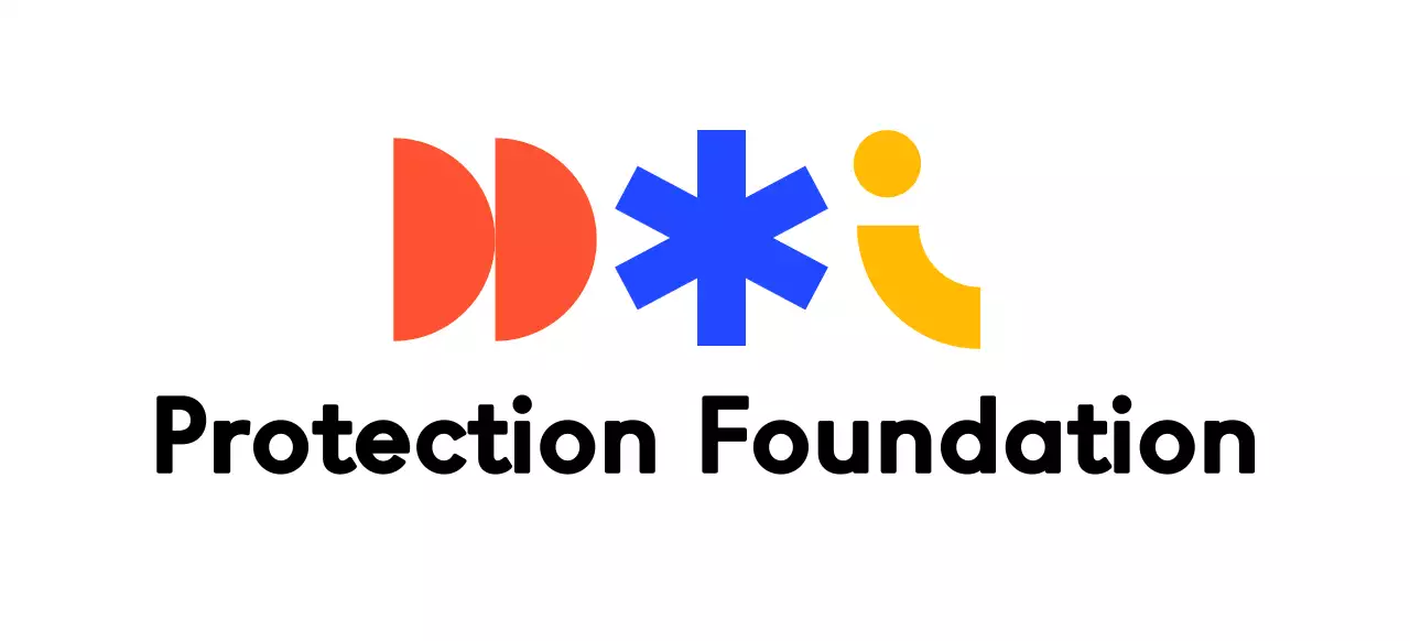 Colorful institutional logos with a variety of shapes