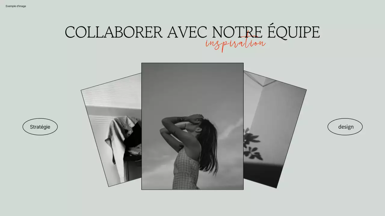 Kaki et noir Esthétique moderne Identité visuelle Pitch produit