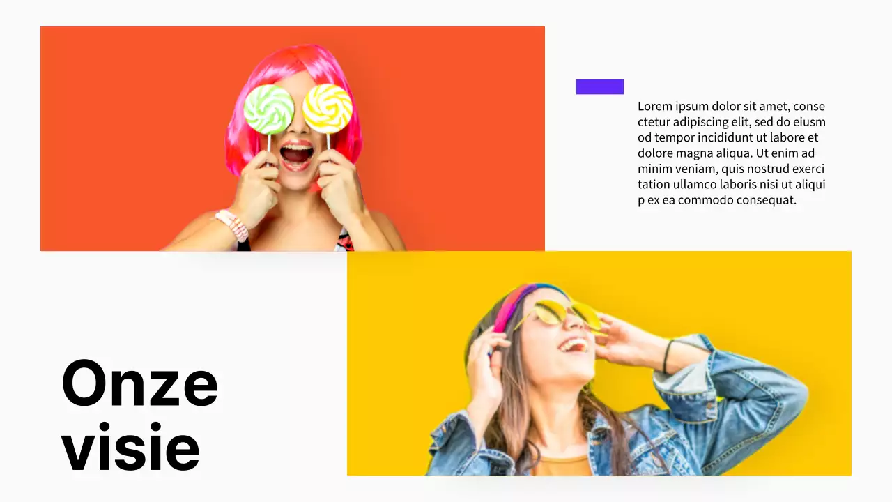 Purple Bold Bedrijf Introductie