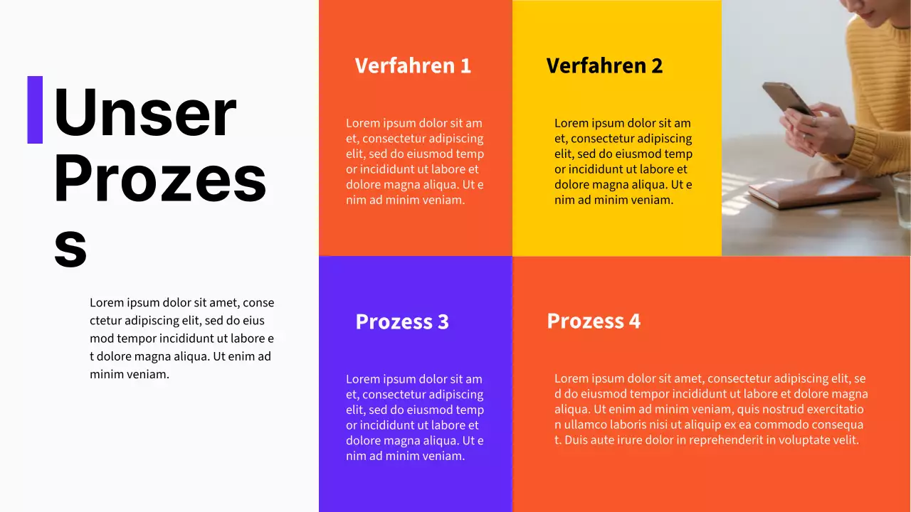 Purple Bold Business Unternehmen Einführung