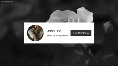 Blanco y Negro Elegante Estilo de Vida Vlog Promoción