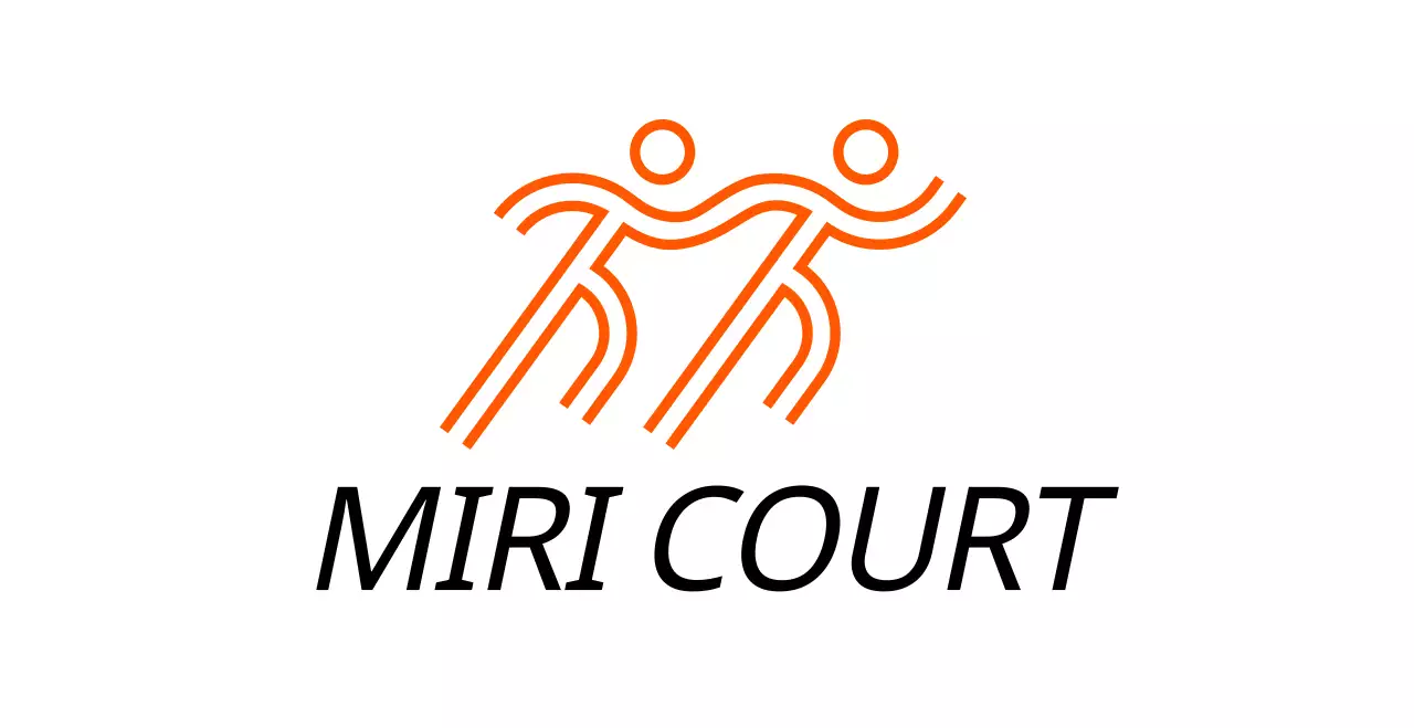 Compétition de course simple avec illustrations de coureurs