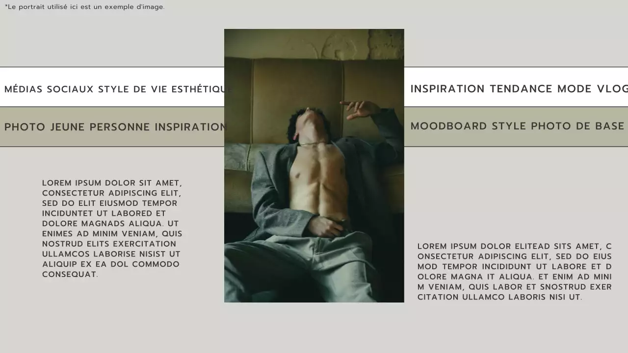 Gris et kaki Tendance Fashion Stylist Blog Promotion