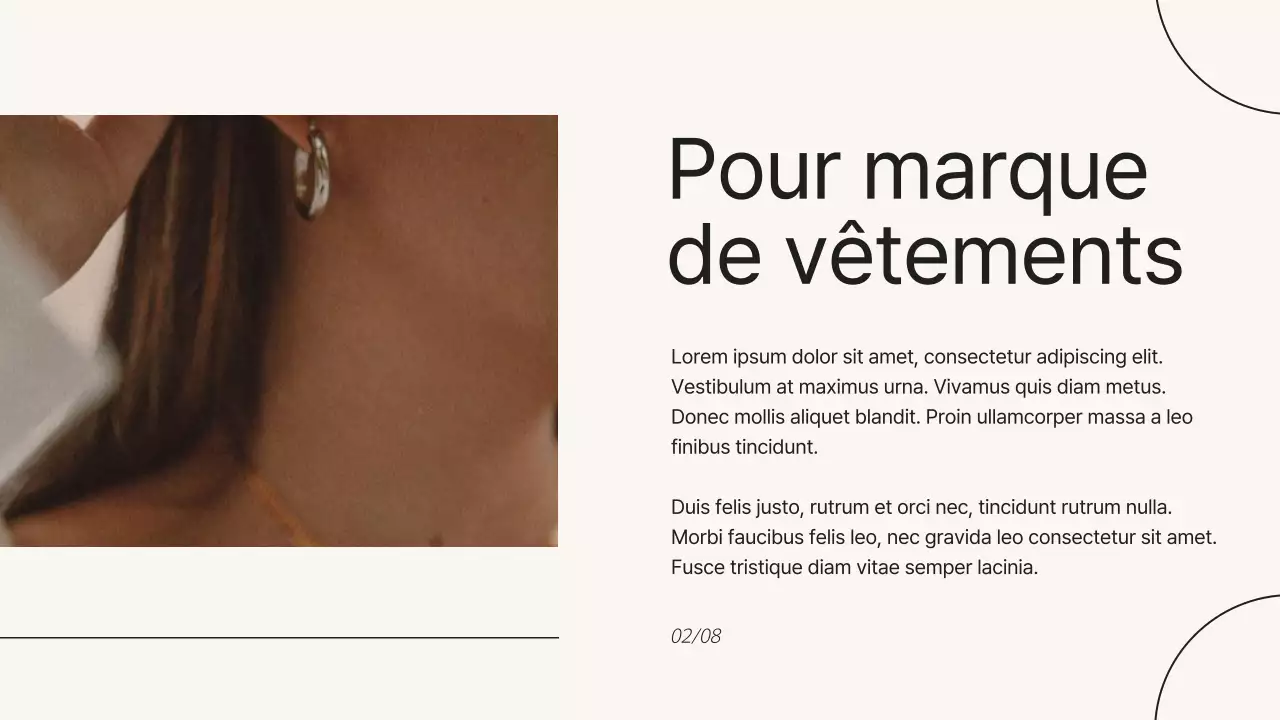 Campagne de stratégie marketing beige et élégante