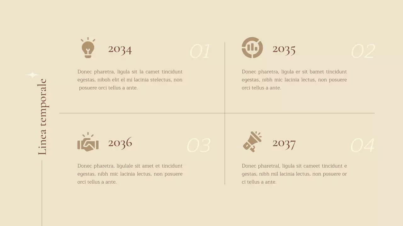 Introduzione dell'azienda Beige Natural Business