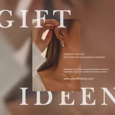 Braun Elegante Geschenkideen für den Muttertag Promotion