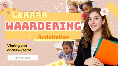 Beige Modern Teacher Appreciation Day miniatuurvideo