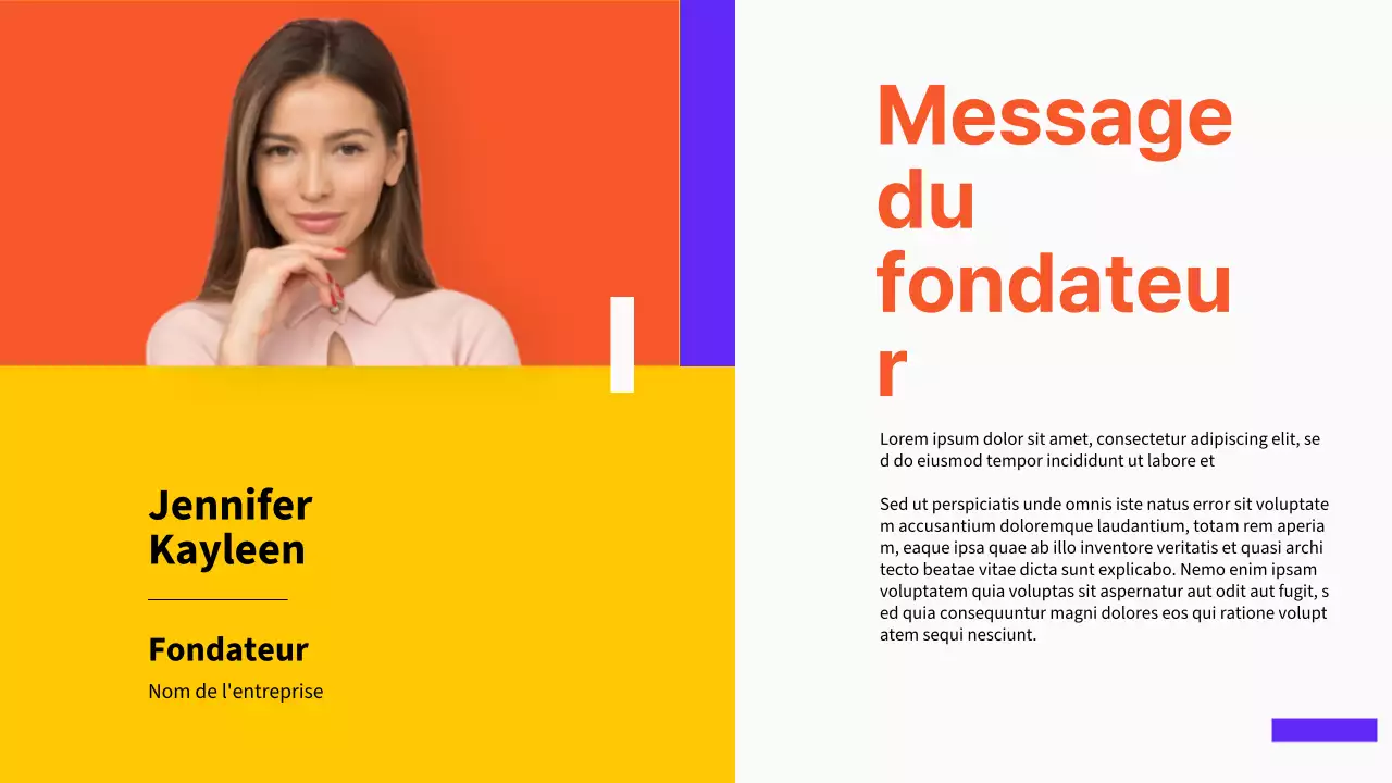 Présentation de la société Purple Bold Business