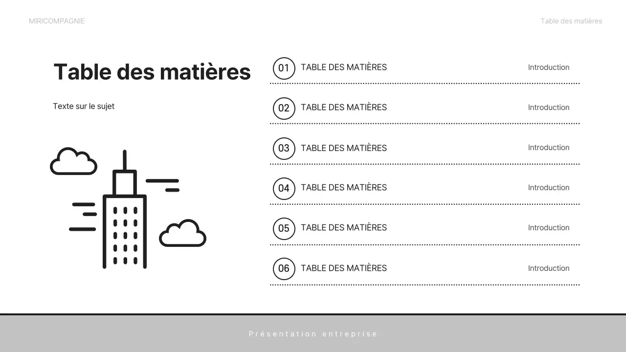 Une lettre de motivation commerciale simple en gris et noir