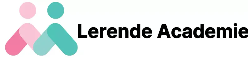 Schoolontwerp met een logo in de vorm van een mens