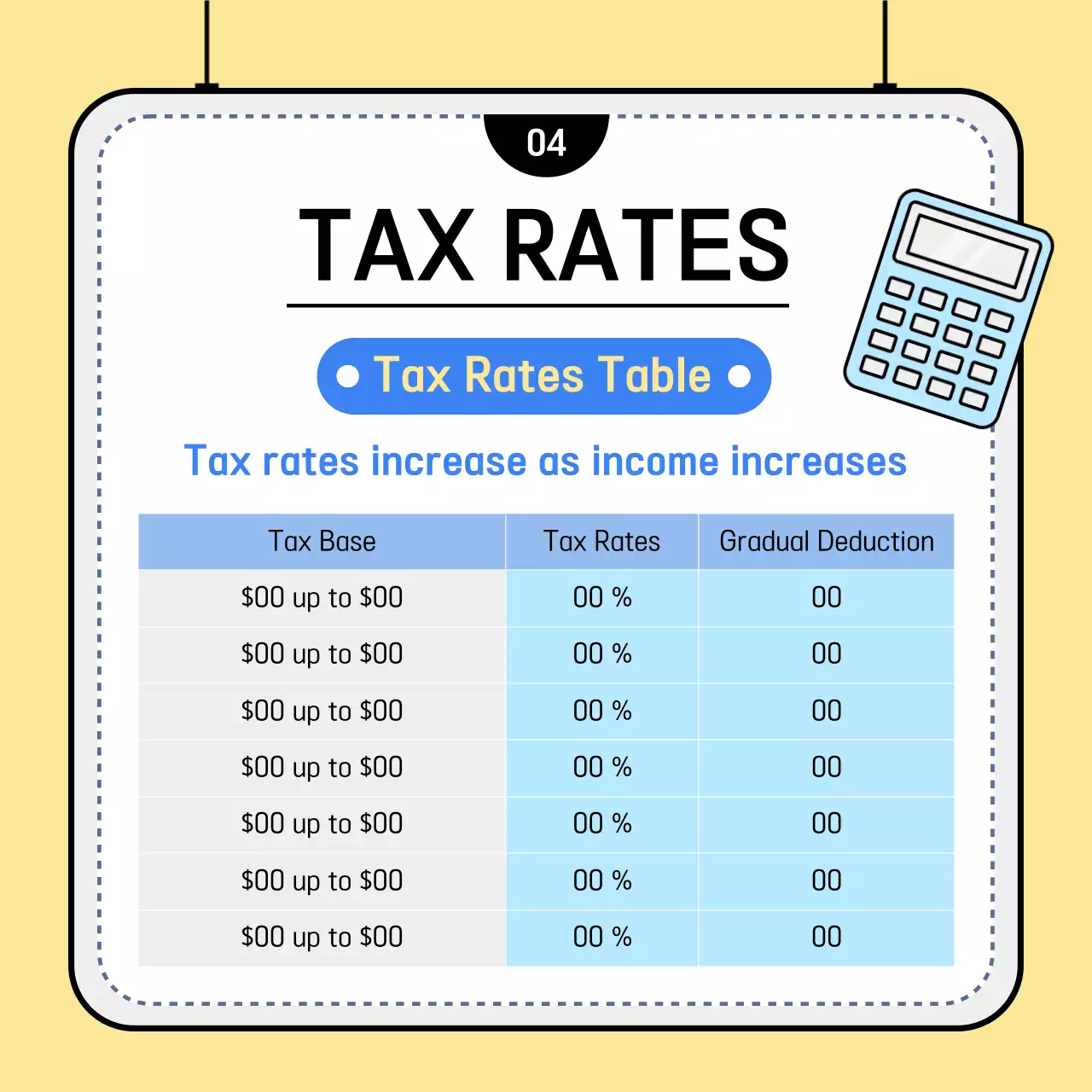 A simple, blue-and-white guide to filing a comprehensive income tax return