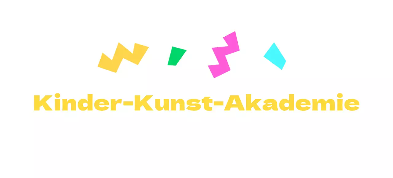 Kids Academy-Waren mit bunten geometrischen Formen