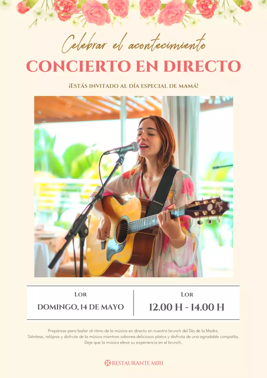 Promueva un lujoso evento del Día de la Madre en rosa y beige