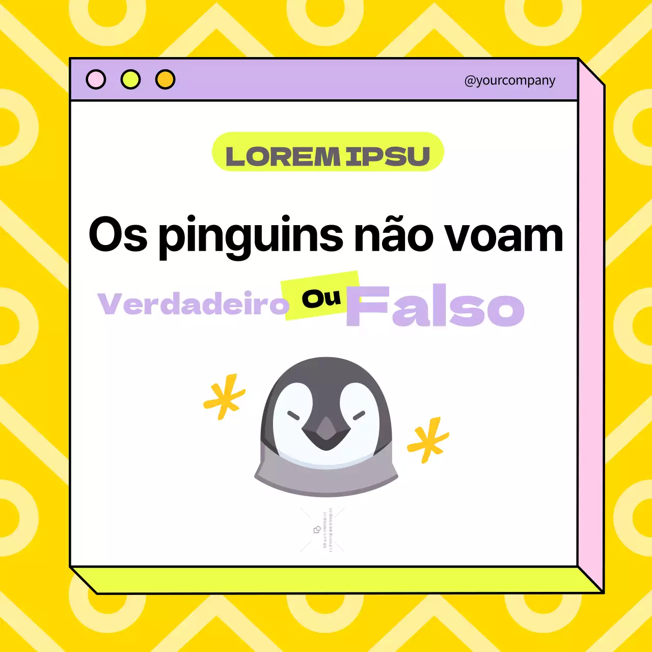 Amarelo e roxo Tendência Verdadeiro ou falso Publicidade