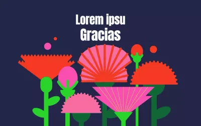 Un campo de claveles del Día del Maestro sobre fondo oscuro