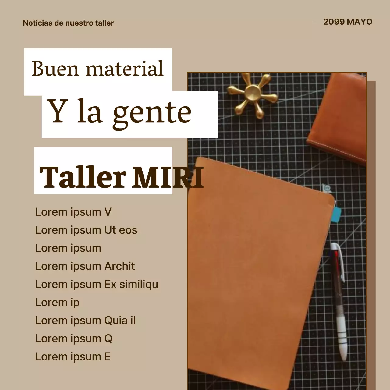 Una guía de la clásica marca de marroquinería marrón y blanca