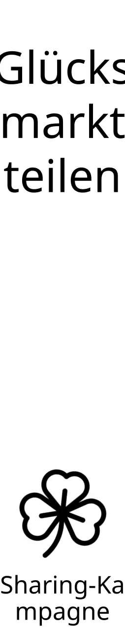 Wohltätigkeitsspenden-Flohmarkt mit Clover