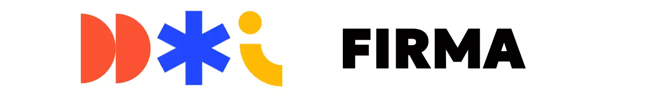 Ein farbenfrohes institutionelles Logo mit einer Vielzahl von Formen