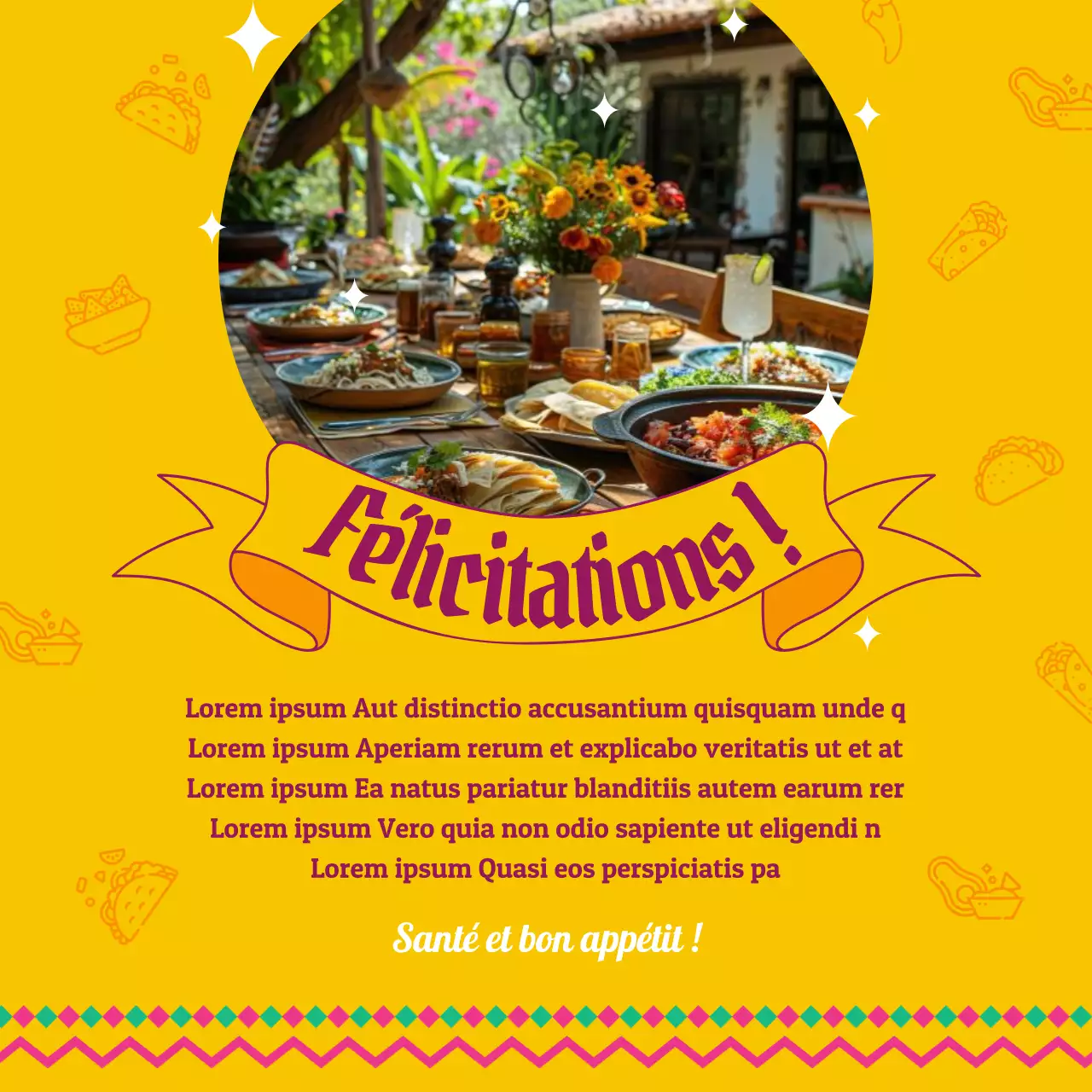 Recette traditionnelle jaune de Cinco de Mayo