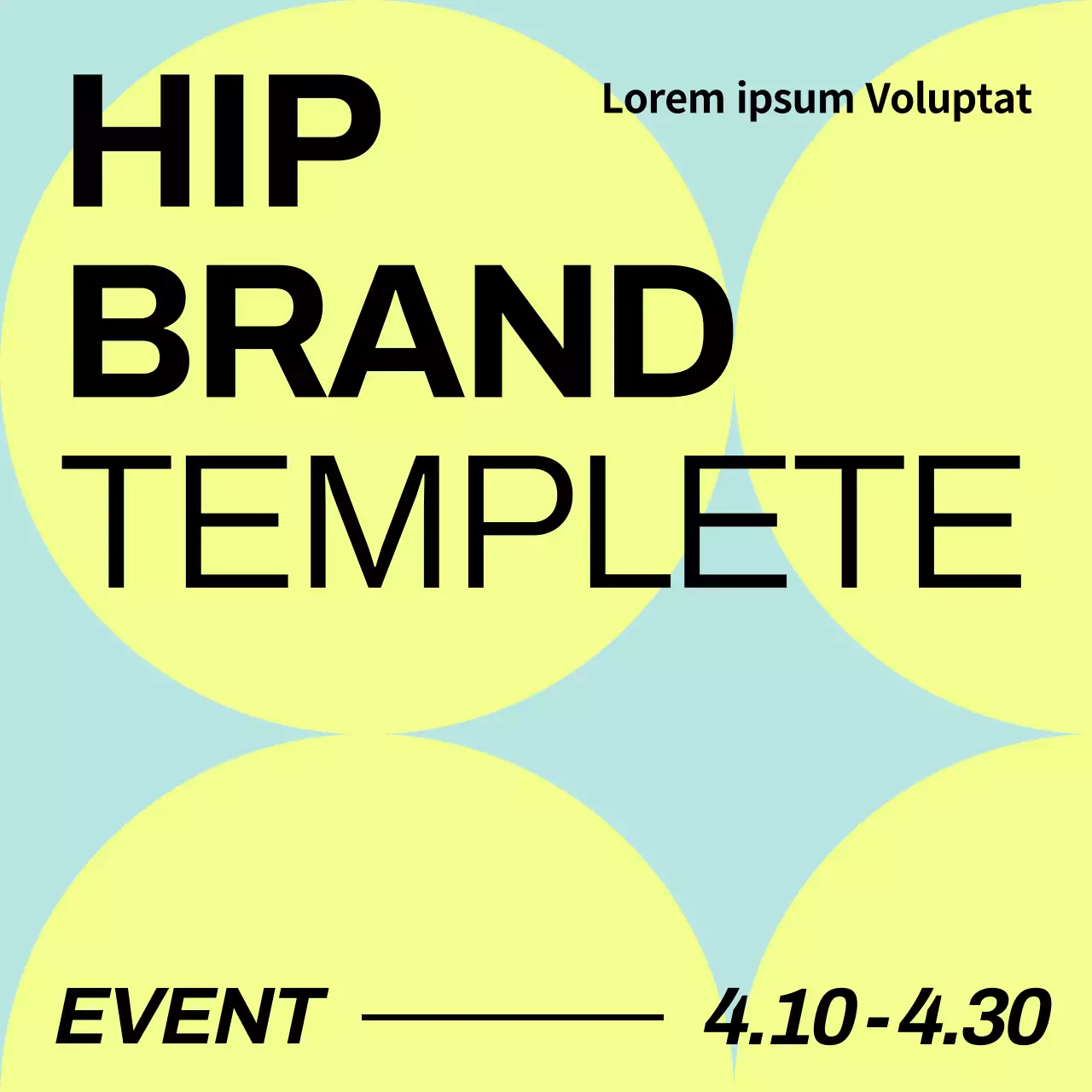 Bewerben Sie Ihre Marke im Trend mit Gelb und Hellblau