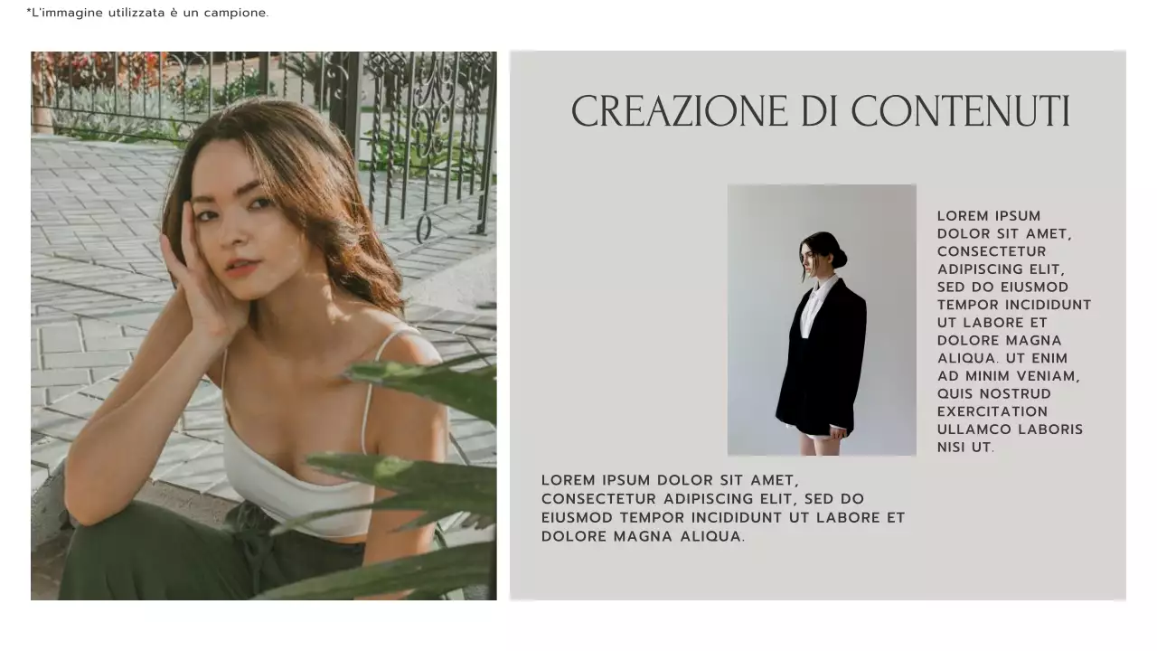 Grigio e kaki Tendenza Blog Fashion Stylist Promozione